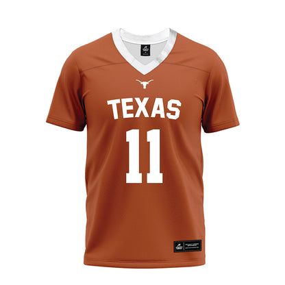 Texas - NCAA Football : Michael Terry - Orange Premium Football Jersey-0