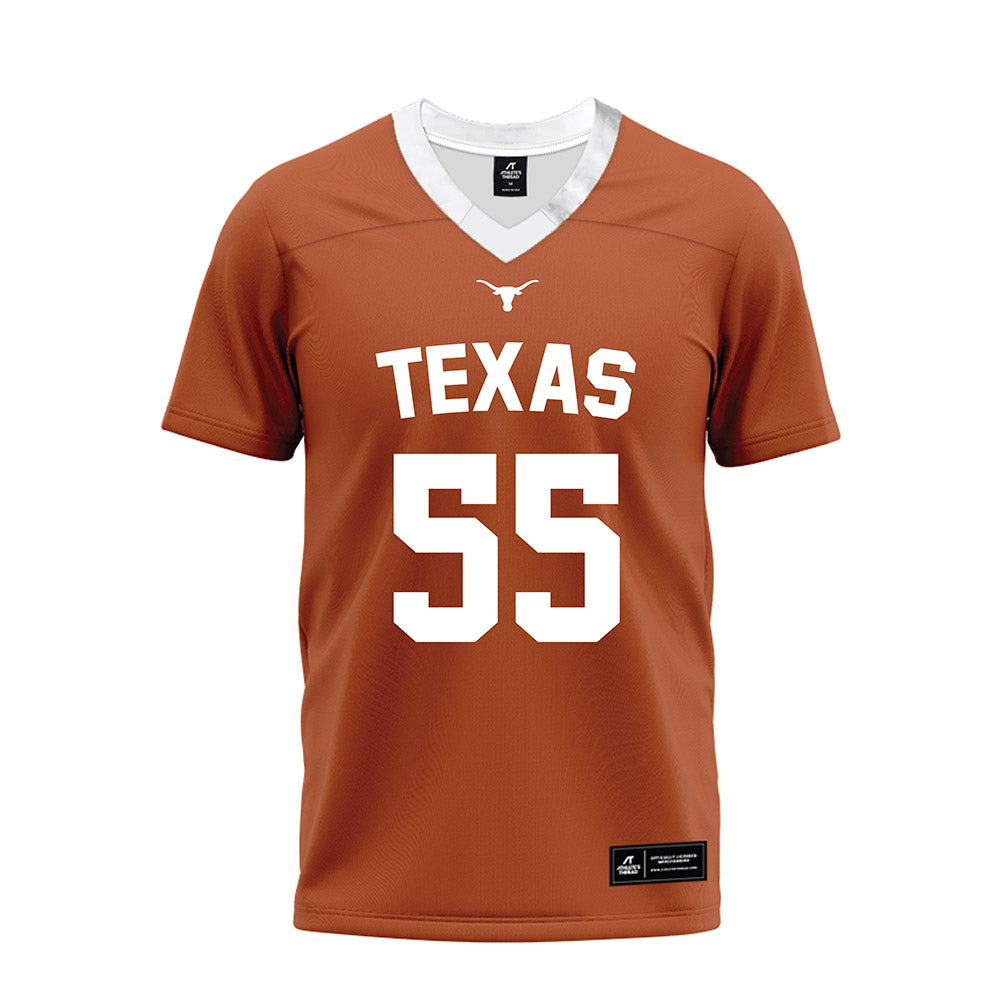 Texas - NCAA Football : Melvin Hills Iii - Orange Premium Football Jersey-0