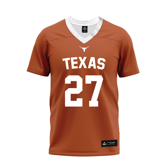 Texas - NCAA Football : Wardell Mack - Orange Premium Football Jersey-0