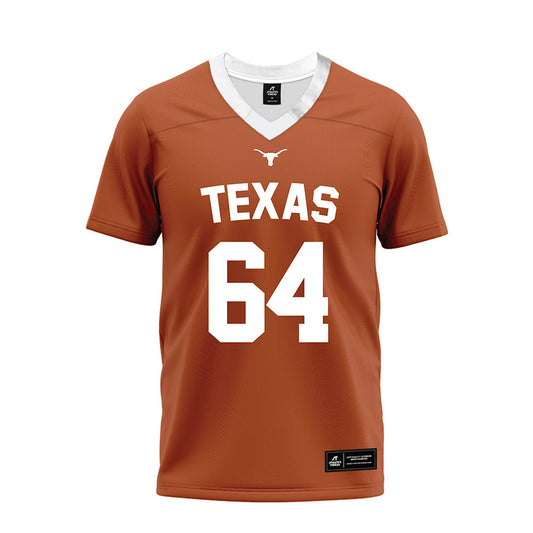 Texas - NCAA Football : Robert Sweeney - Orange Premium Football Jersey-0