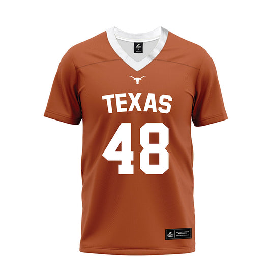 Texas - NCAA Football : Jackson Duffey - Orange Premium Football Jersey-0