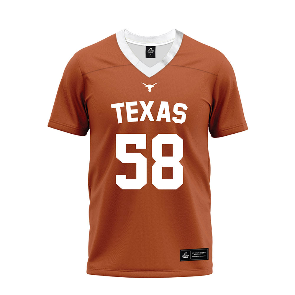 Texas - NCAA Football : Lance St Louis - Orange Premium Football Jersey-0
