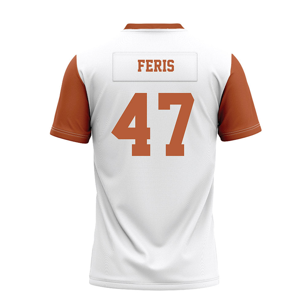 Texas - NCAA Football : Charles Feris - White Premium Football Jersey-1