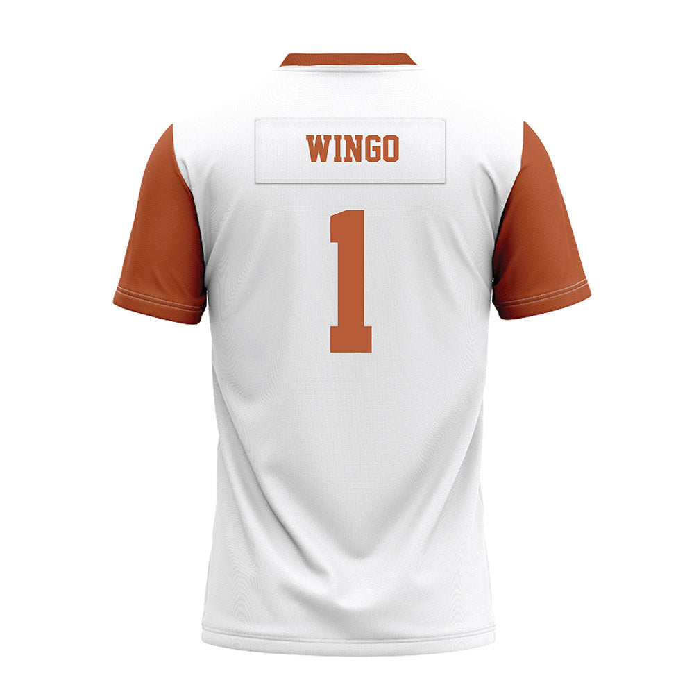 Texas - NCAA Football : Ryan Wingo - White Premium Football Jersey-1