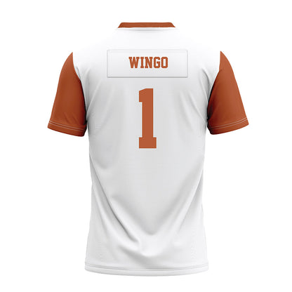 Texas - NCAA Football : Ryan Wingo - White Premium Football Jersey-1