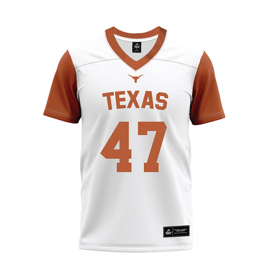 Texas - NCAA Football : Charles Feris - White Premium Football Jersey-0