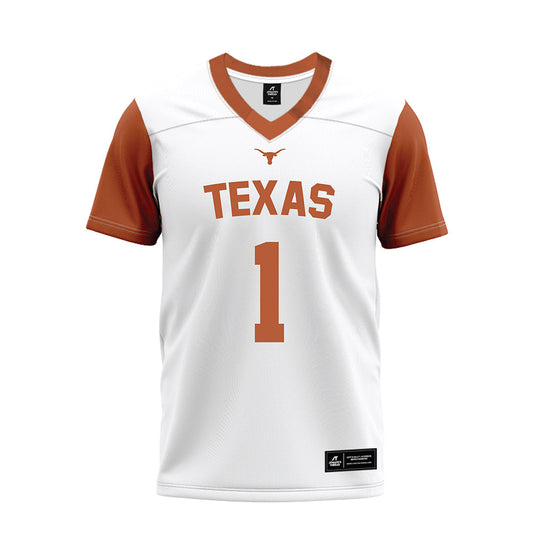 Texas - NCAA Football : Ryan Wingo - White Premium Football Jersey-0