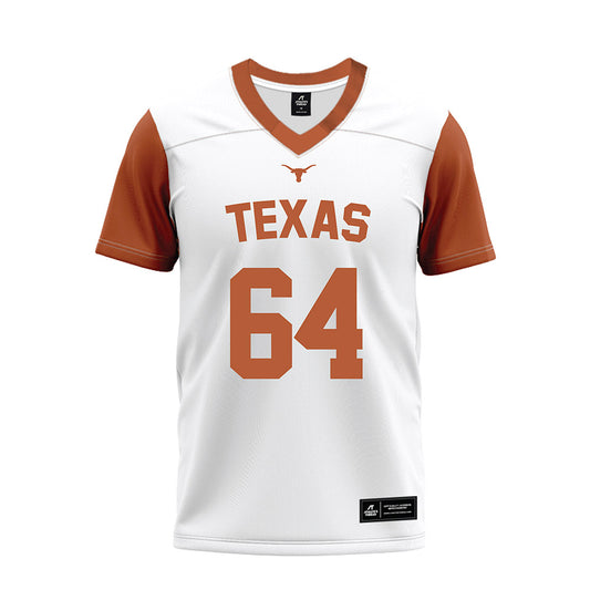 Texas - NCAA Football : Robert Sweeney - White Premium Football Jersey-0