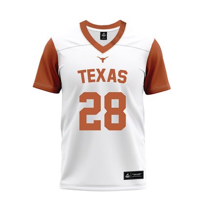Texas - NCAA Football : Santana Wilson - White Premium Football Jersey-0