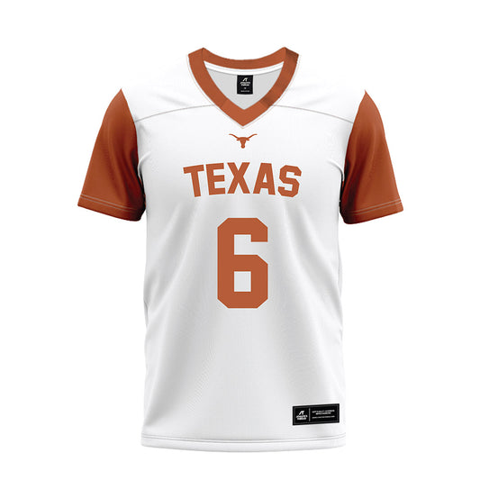 Texas - NCAA Football : Ryan Watts - White Premium Football Jersey-0