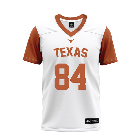 Texas - NCAA Football : Jordan Washington - White Premium Football Jersey-0