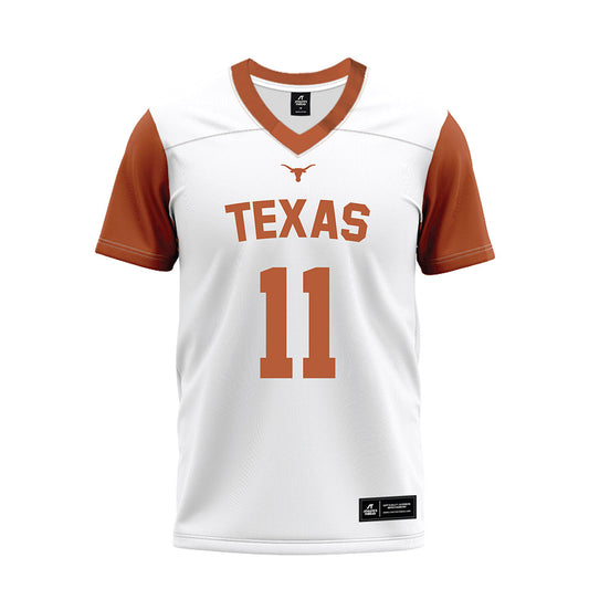 Texas - NCAA Football : Michael Terry - White Premium Football Jersey-0