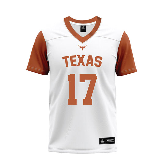 Texas - NCAA Football : Daylan Mccutcheon - White Premium Football Jersey-0