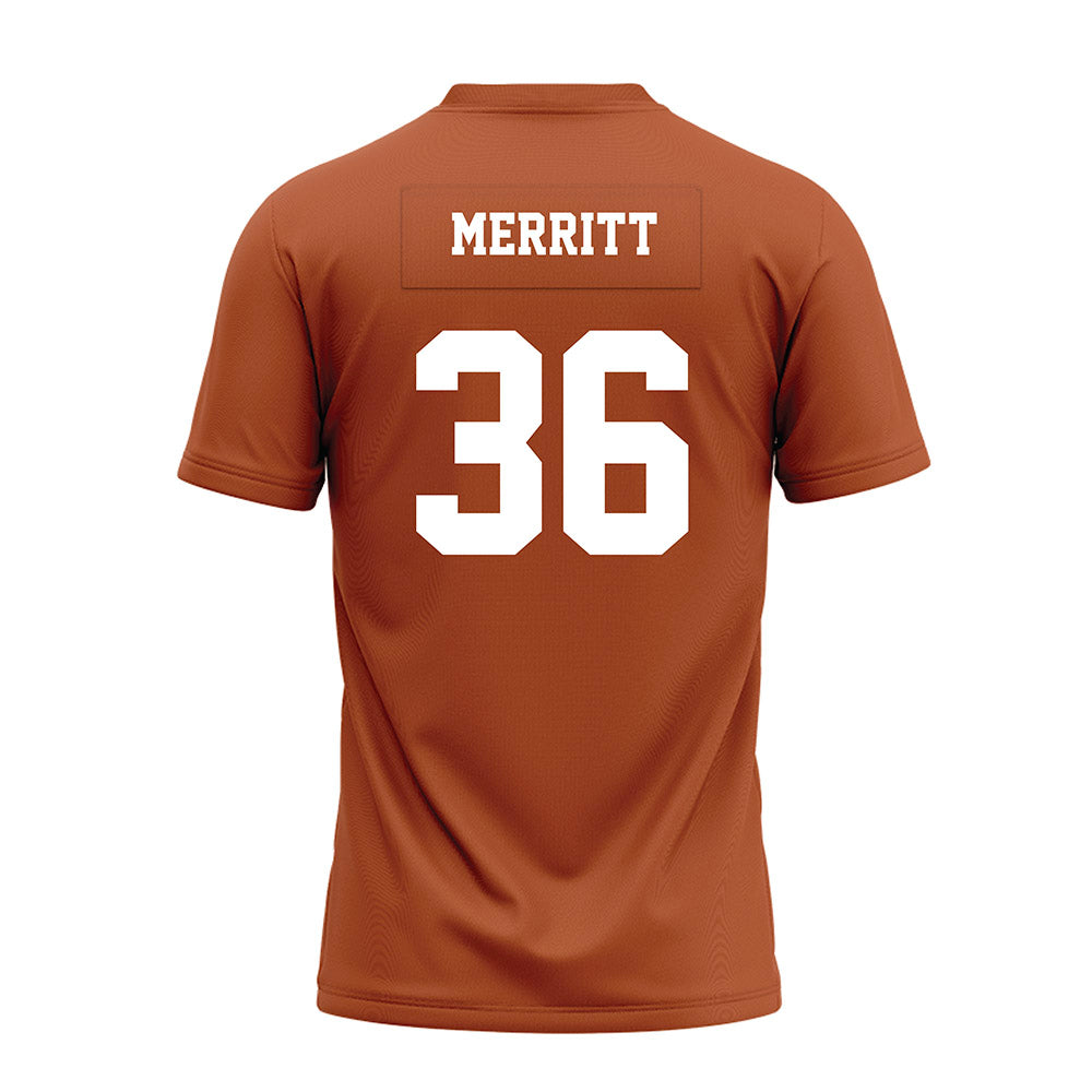 Texas - NCAA Football : Quinn Merritt - Premium Football Jersey-1