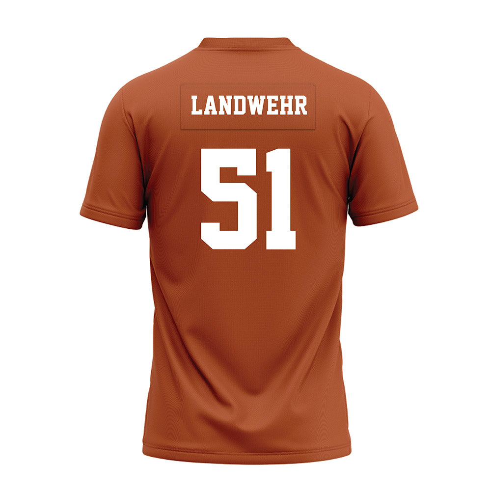 Texas - NCAA Football : Marshall Landwehr - Premium Football Jersey-1