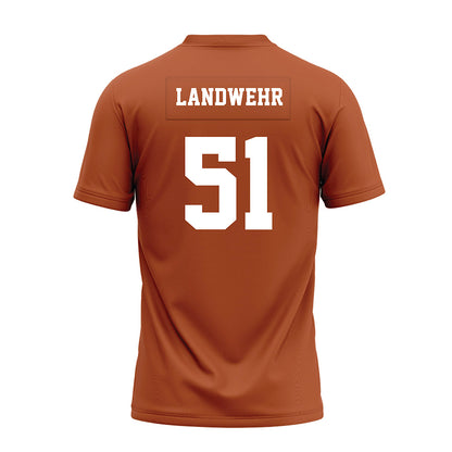 Texas - NCAA Football : Marshall Landwehr - Premium Football Jersey-1