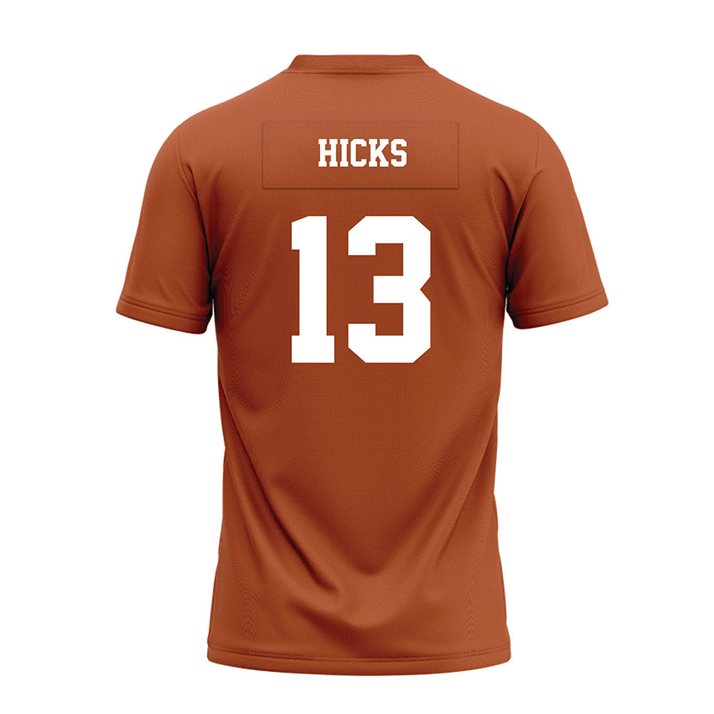 Texas - NCAA Football : Zelus Hicks - Premium Football Jersey-1