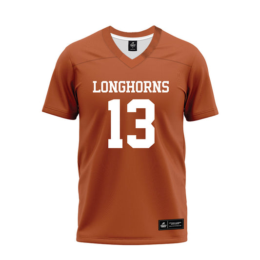 Texas - NCAA Football : Zelus Hicks - Premium Football Jersey-0
