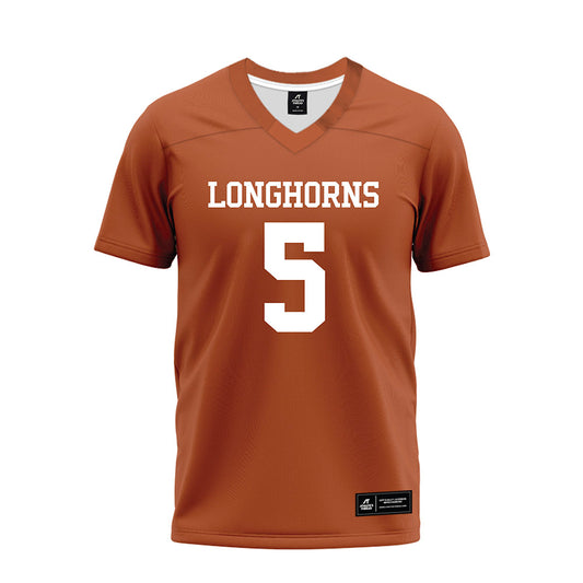 Texas - NCAA Football : Quintrevion Wisner - Premium Football Jersey-0