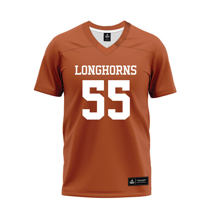 Texas - NCAA Football : Melvin Hills Iii - Premium Football Jersey-0