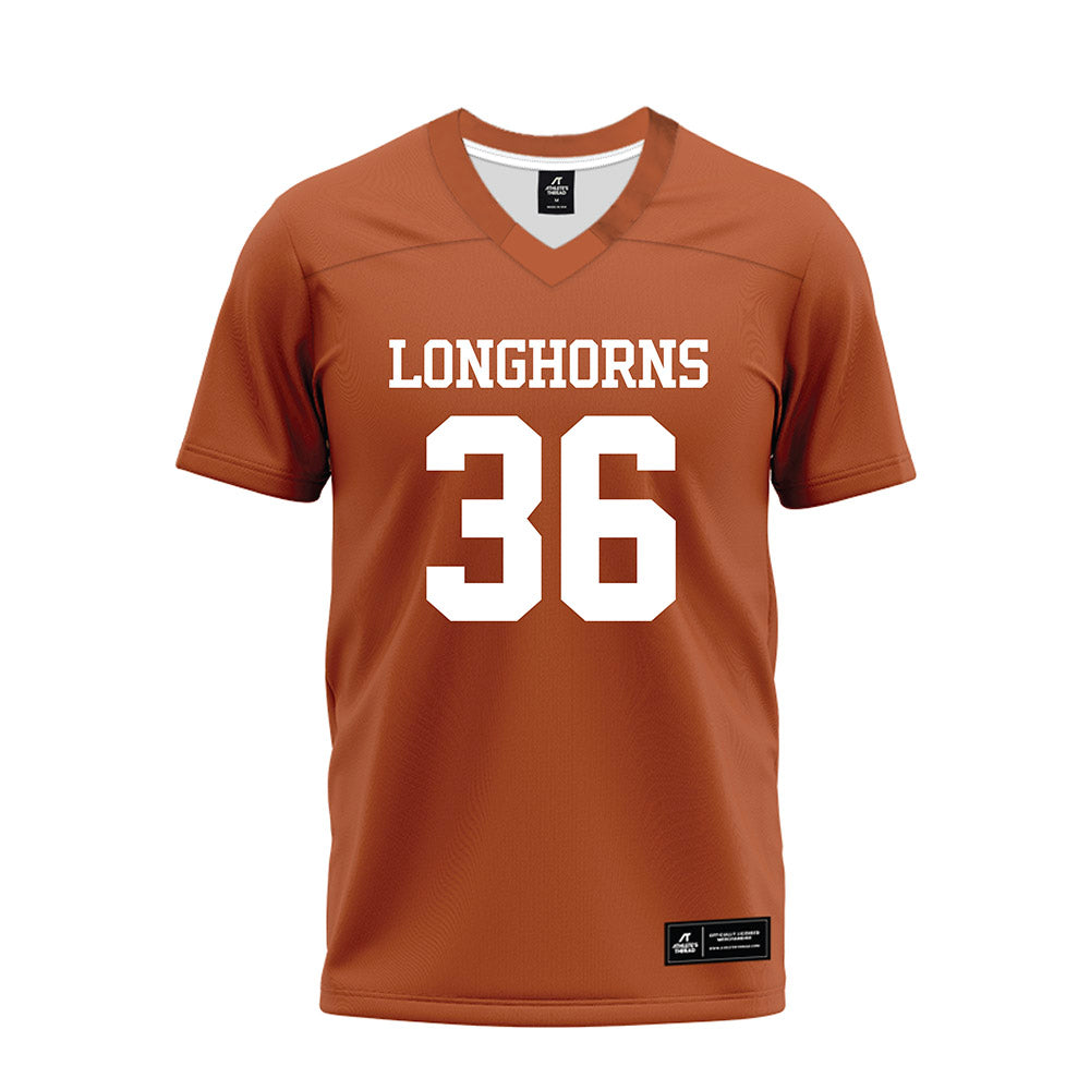 Texas - NCAA Football : Quinn Merritt - Premium Football Jersey-0