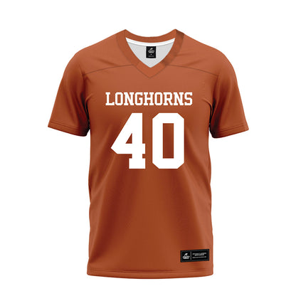 Texas - NCAA Football : Lance Jackson - Premium Football Jersey-0