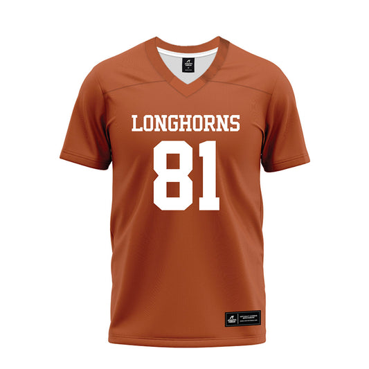 Texas - NCAA Football : Juan Davis - Premium Football Jersey-0