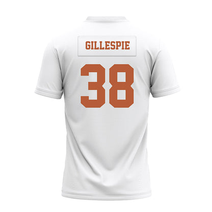 Texas - NCAA Football : Graham Gillespie - White Premium Football Jersey-1