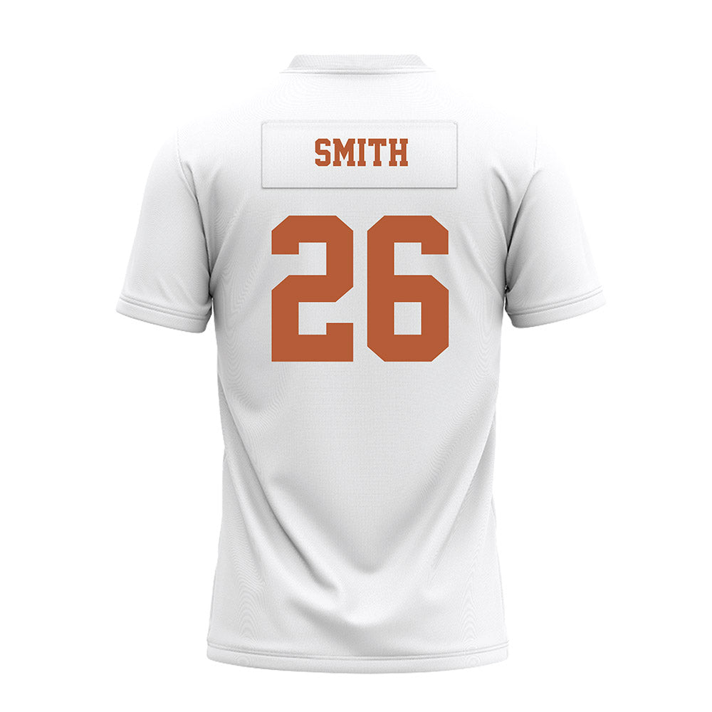 Texas - NCAA Football : Ty'Anthony Smith - White Premium Football Jersey-1