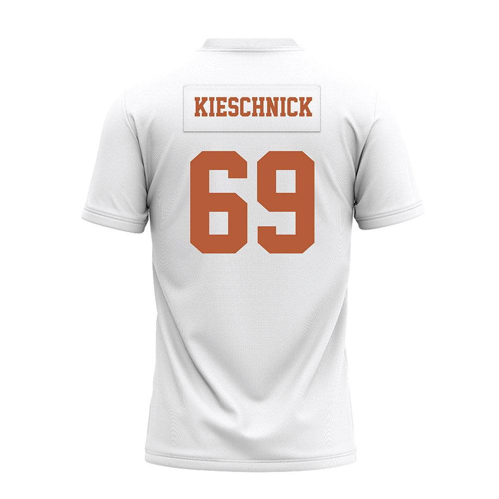 Texas - NCAA Football : Brooks Kieschnick - White Premium Football Jersey-1