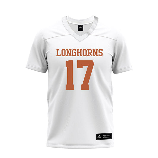 Texas - NCAA Football : Daylan Mccutcheon - White Premium Football Jersey-0