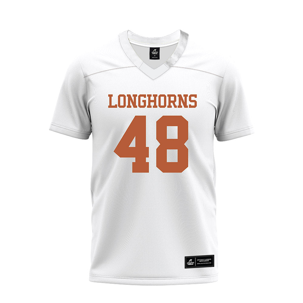 Texas - NCAA Football : Bryce Chambers - White Premium Football Jersey-0