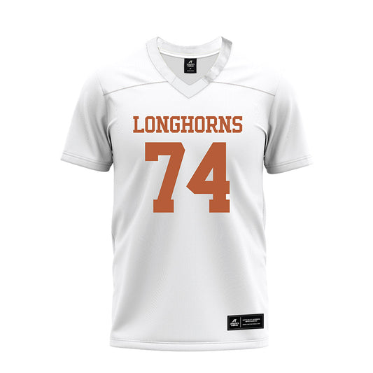 Texas - NCAA Football : Trevor Goosby - White Premium Football Jersey-0