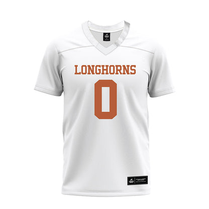Texas - NCAA Football : Anthony Hill Jr - White Premium Football Jersey-0