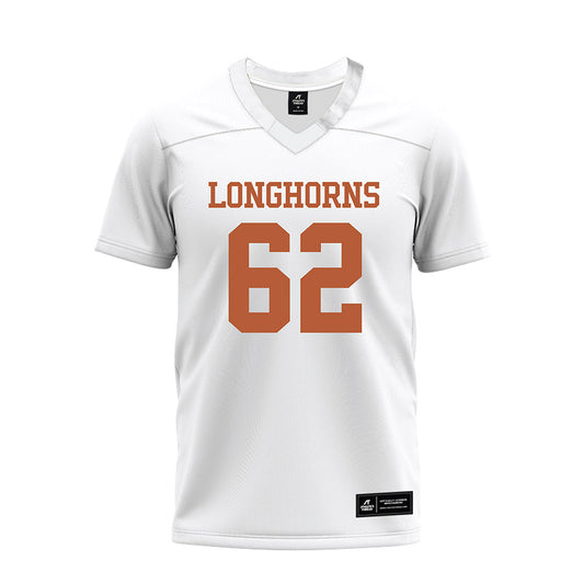 Texas - NCAA Football : Rick Mcbroom - White Premium Football Jersey-0