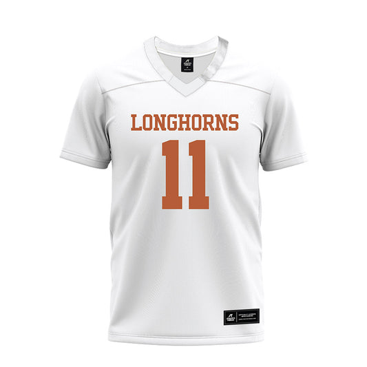 Texas - NCAA Football : Michael Terry - White Premium Football Jersey-0