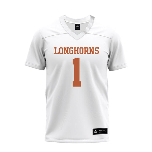 Texas - NCAA Football : Ryan Wingo - White Premium Football Jersey-0
