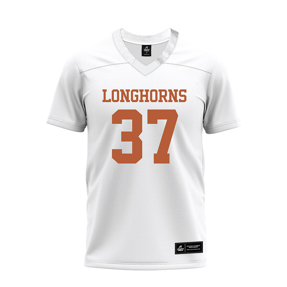 Texas - NCAA Football : Jonathan Cunningham - White Premium Football Jersey-0