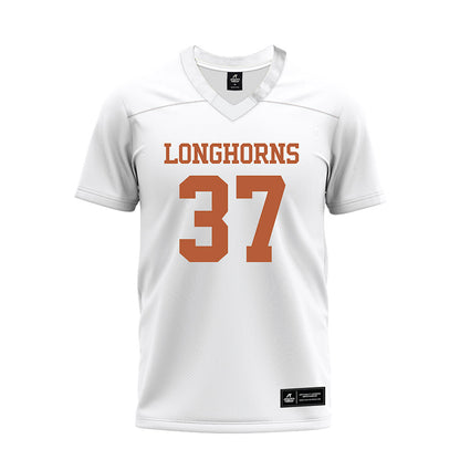 Texas - NCAA Football : Jonathan Cunningham - White Premium Football Jersey-0