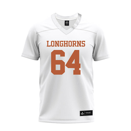 Texas - NCAA Football : Robert Sweeney - White Premium Football Jersey-0