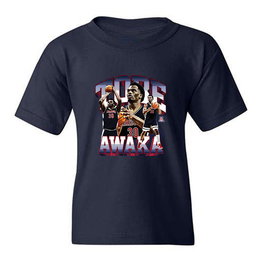 Arizona - NCAA Men's Basketball : Tobe Awaka - Collage Youth T-Shirt-0