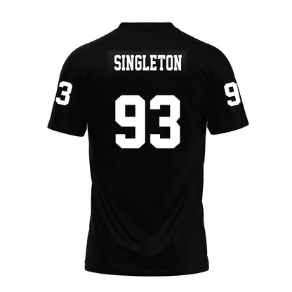 Texas Tech - NCAA Football : Dylan Singleton - Black Premium Football Jersey-1