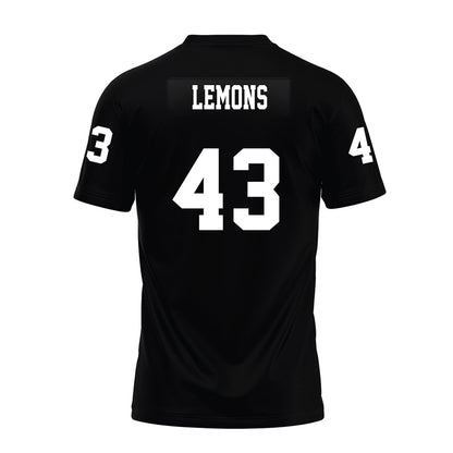 Texas Tech - NCAA Football : Chris Lemons - Black Premium Football Jersey-1