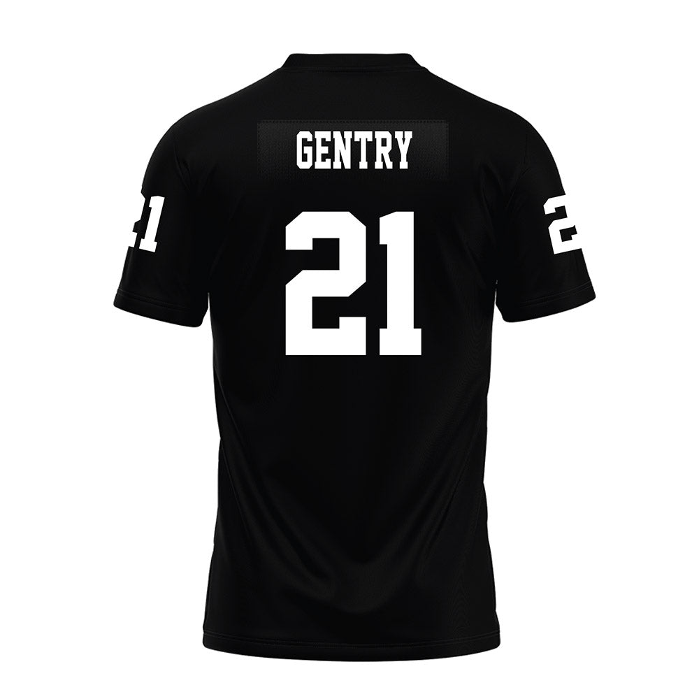 Texas Tech - NCAA Football : Tristian Gentry - Black Premium Football Jersey-1