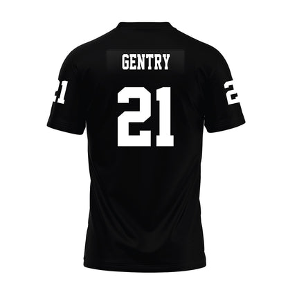 Texas Tech - NCAA Football : Tristian Gentry - Black Premium Football Jersey-1