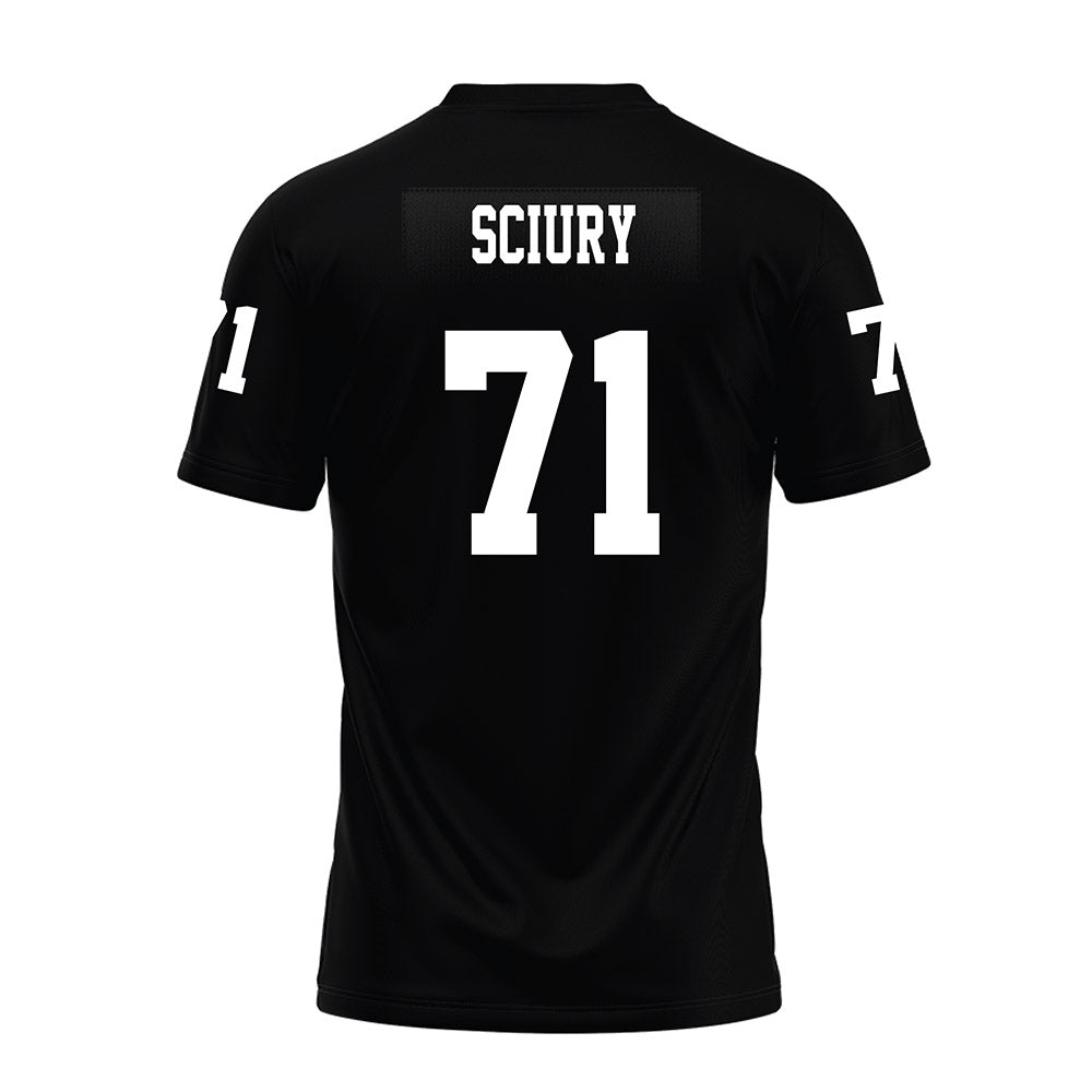Texas Tech - NCAA Football : Vinny Sciury - Black Premium Football Jersey-1