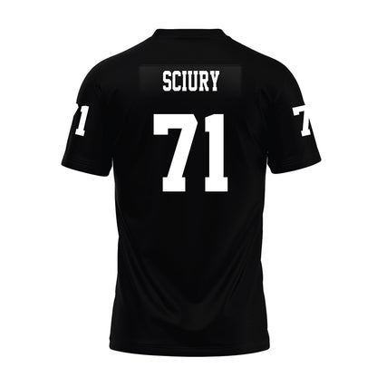 Texas Tech - NCAA Football : Vinny Sciury - Black Premium Football Jersey-1