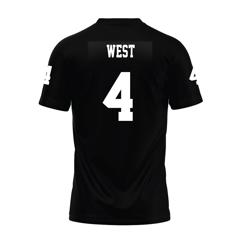 Texas Tech - NCAA Football : Tyrone West - Black Premium Football Jersey-1