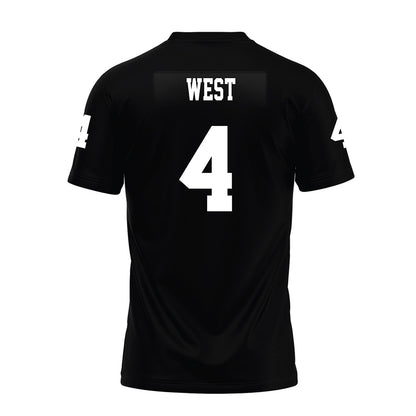 Texas Tech - NCAA Football : Tyrone West - Black Premium Football Jersey-1