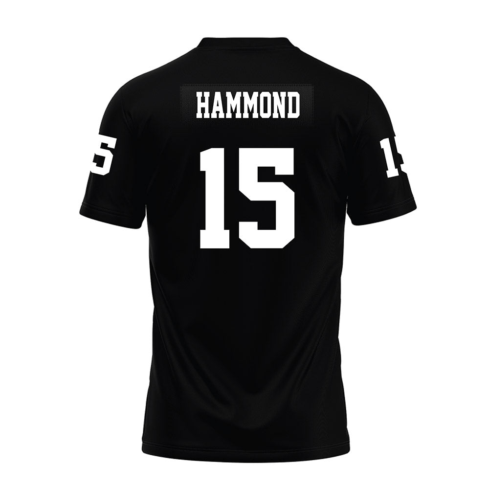 Texas Tech - NCAA Football : William Hammond - Black Premium Football Jersey-1